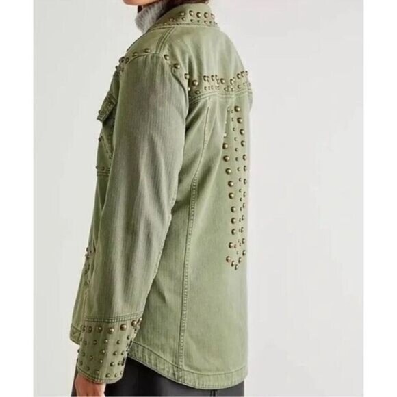 NWT Free People WE THE FREE Rock & Stud Jacket Size XS - Picture 3 of 9